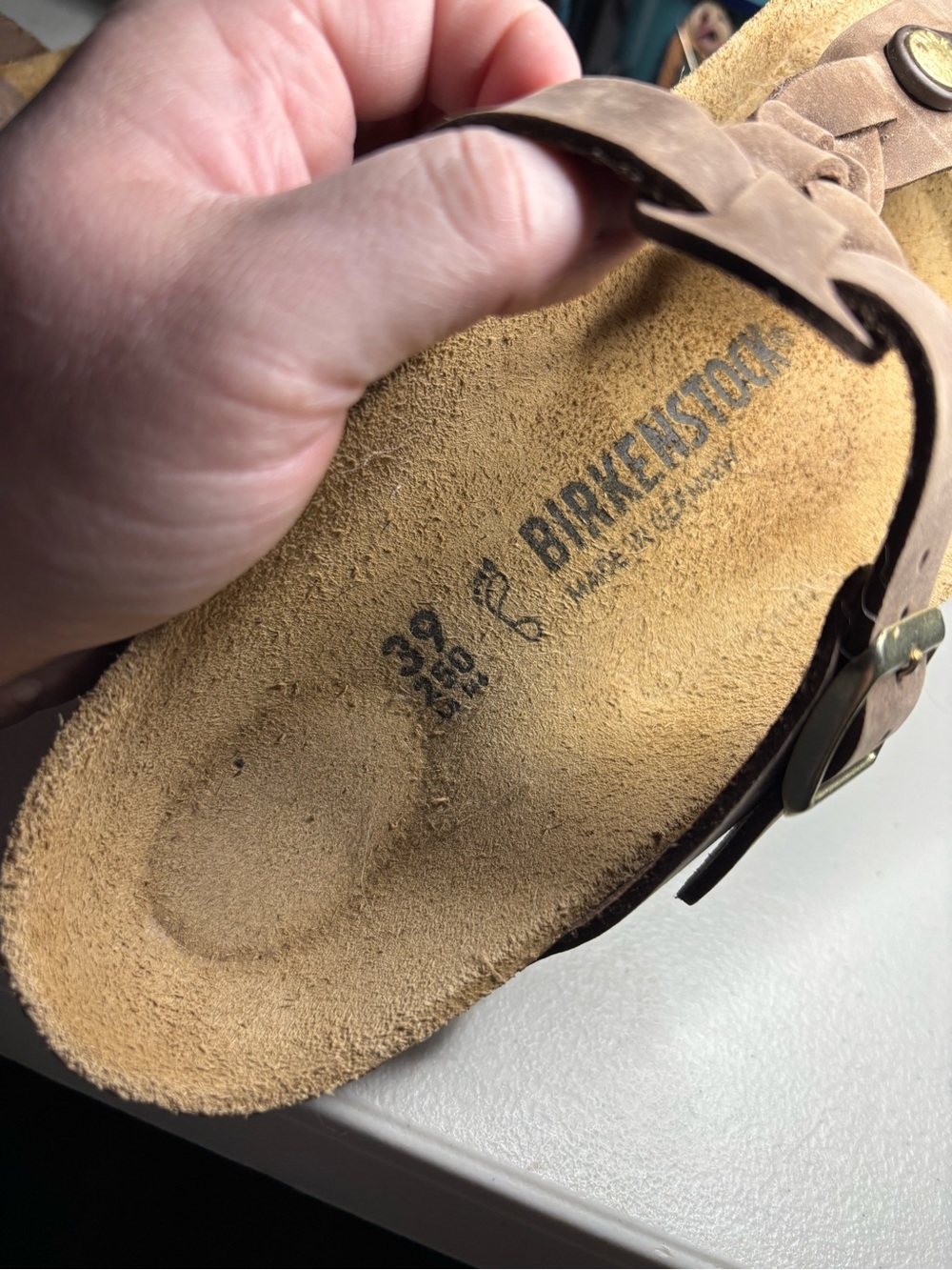 Birkenstock Braided leather Giza Thong Sandals - Picture 3 of 7